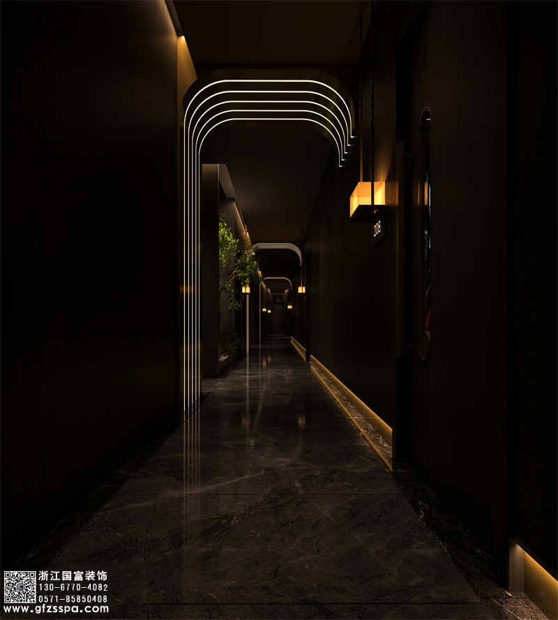 恭祝杭州濱江區足浴會所裝修設計開工大吉