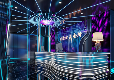 杭州K歌沐足會(huì)所裝修設(shè)計(jì)案例效果圖