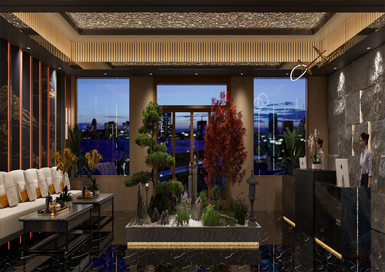 杭州休閑洗浴會所裝修設計案例效果圖