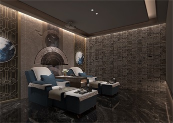 桐廬足浴會所裝修設(shè)計(jì)案例效果圖